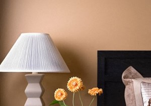 Furnished model of bedroom